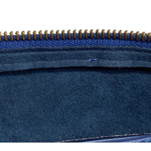 LOUIS VUITTON Soufflot Toledo Blue Epi Handbag W Pouch EUC - Picture 13 of 14